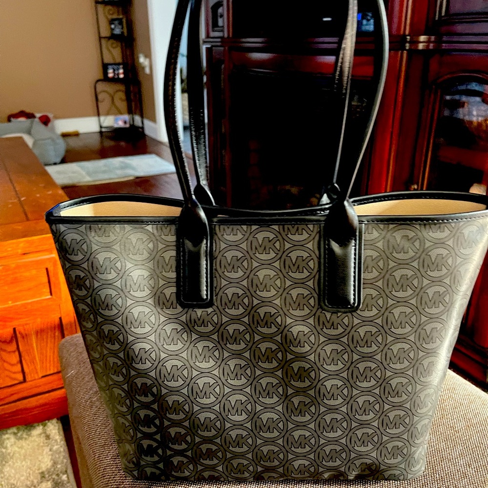 Michael Kors Medium Coated Canvas Tote Bag